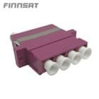 FINNSAT - Adapteri - OM4 LC/LC quattro magenta