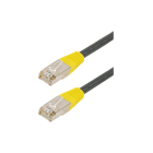 FINNSAT - Kytkentäkaapeli-CAT6a - 50m S/FTP, 500MHz, LSNH, musta