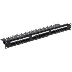 TELMOR - Paneeli-kupari - 19" 1RU 24xRJ45, Keystone