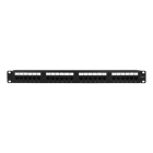 TELEVES - Paneeli-kupari - 19" 1RU sis. 24 RJ45N CAT6 UTP