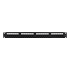 TELEVES - Paneeli-kupari - 19" 1RU sis. 24 RJ45N CAT6 UTP