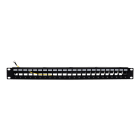 TELEVES - Paneeli-kupari - 24P 1U UTP/FTP keystone 19" MU