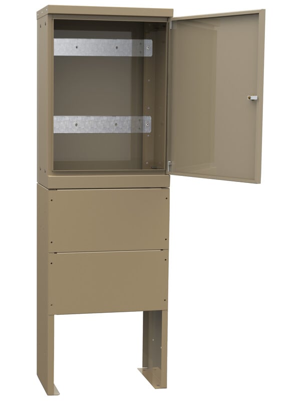 NAFICON - Telejakokaappi - NAF K0/850 + jalusta RAL7008