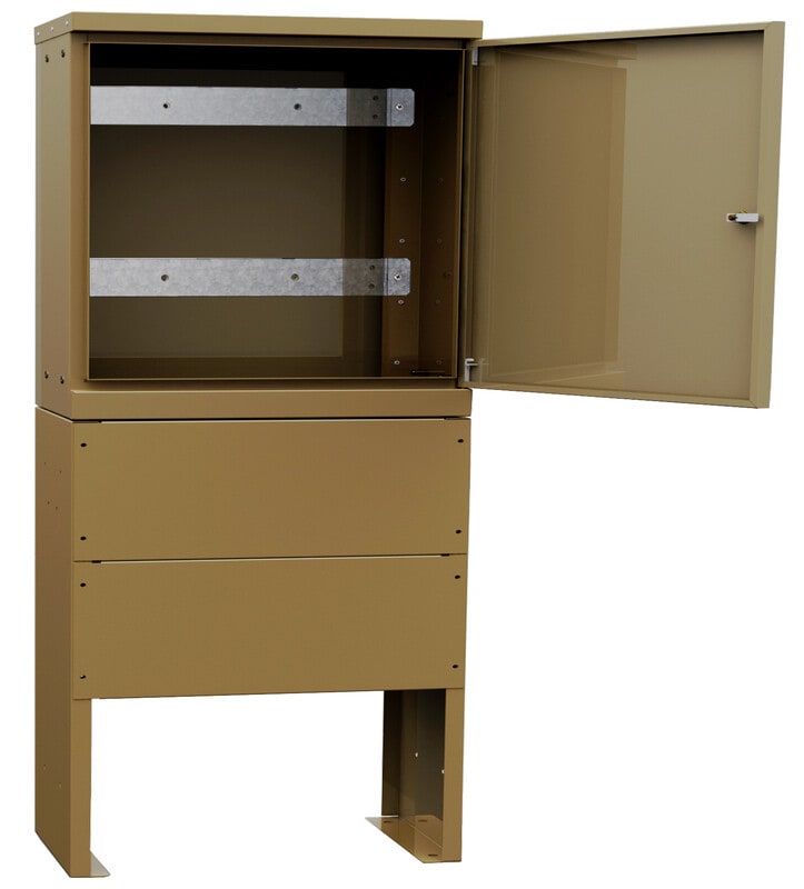 NAFICON - Telejakokaappi - NAF K1/850 + jalusta RAL7008