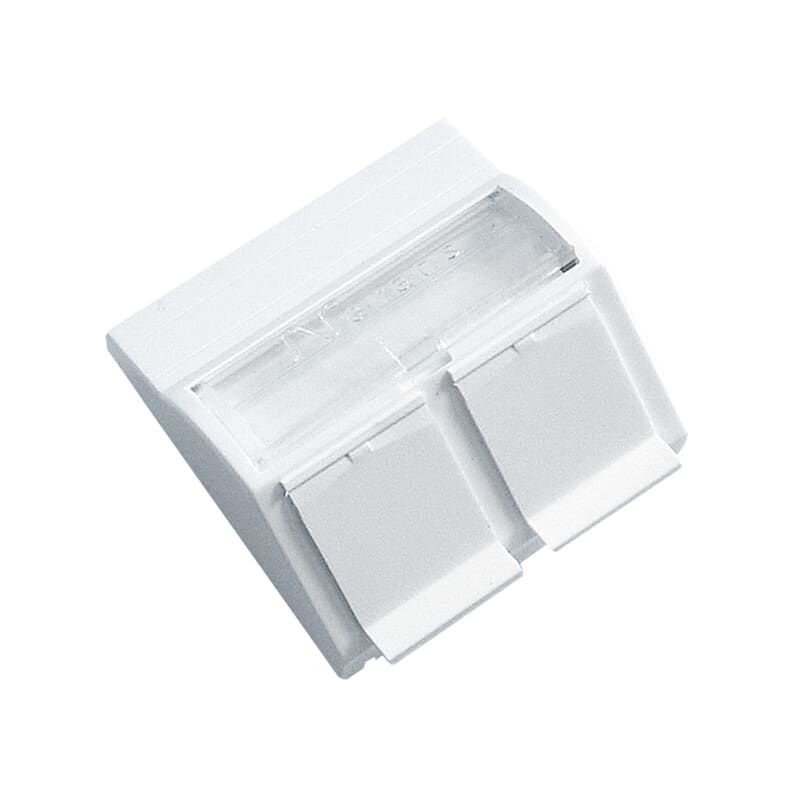 NEXANS - Liitinlevy - ANGLED OUTLET EMPTY FOR 2 CONN