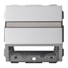 GIRA - 2*RJ45 keskiölevy vino ALU - Gira Keskiölevy