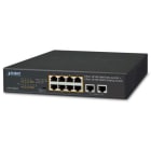 MICRODATA - Kytkin 8x10/100/1000 PoE 120W - GSD-1008HP