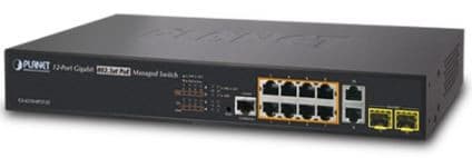 MICRODATA - Kytkin 8x1Gb+2xSFP PoE 120W - GS-4210-8P2S