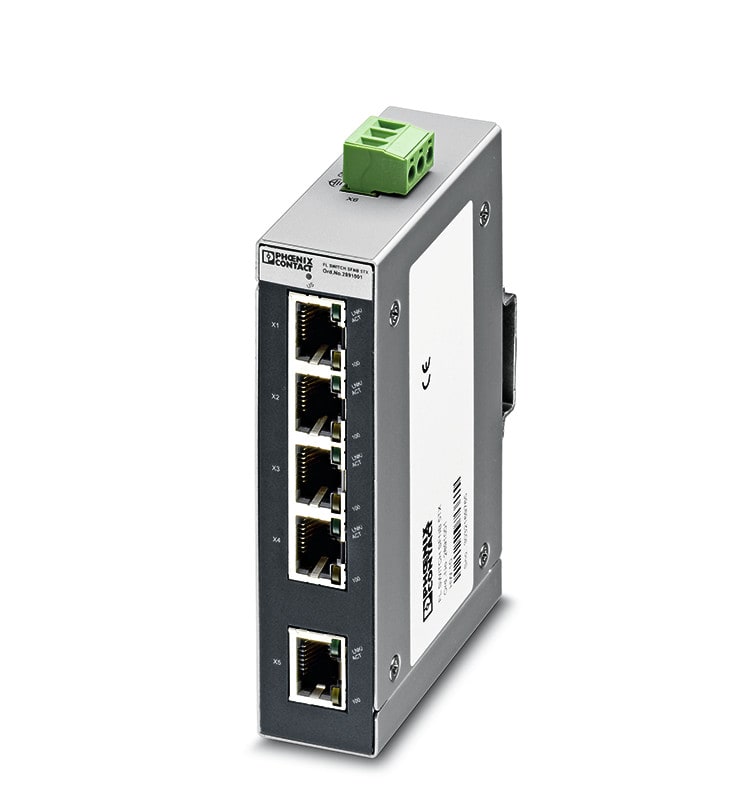 PHOENIX CONTACT - Ethernetkytkin - 2891001 FL SWITCH SFNB 5TX