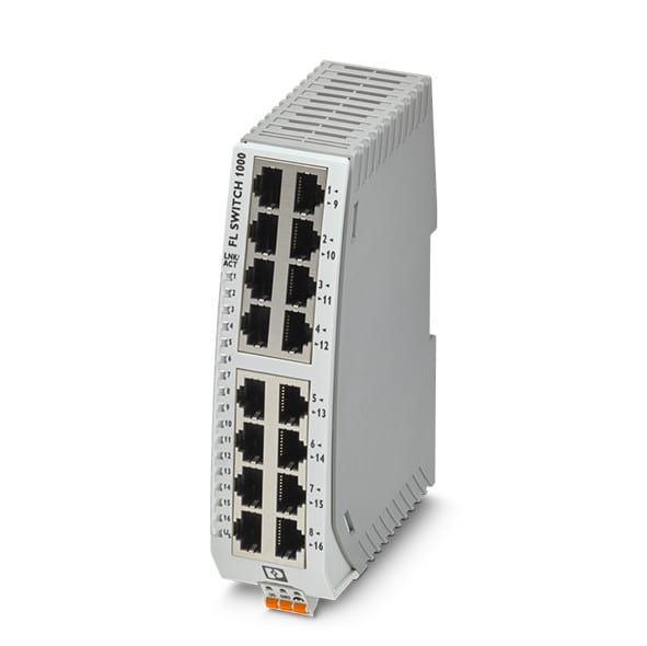 PHOENIX CONTACT - Ethernet kytkin - 1085255 FL SWITCH 1016N 40mm