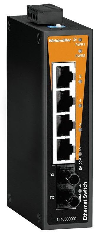 WEIDMÜLLER - Ethernet kytkin - 1240880000 IE-SW-BL05-4TX-1ST