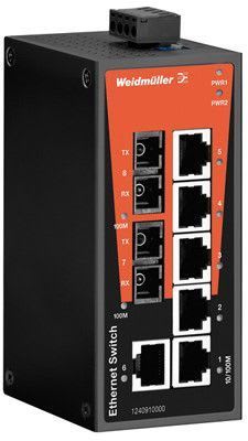 WEIDMÜLLER - Ethernet kytkin - 1412110000 IE-SW-BL08-6TX-2SCS