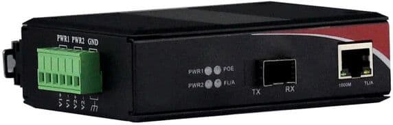 MELBYE - Mediamuunnin - 1xFX 1Gb SFP 1xTP 1Gb PoE+