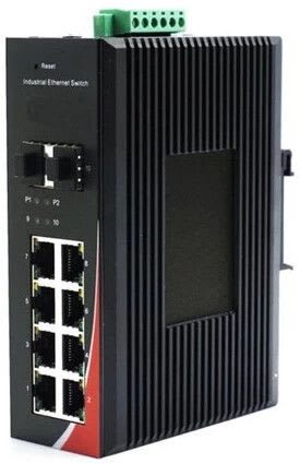 MELBYE - Ethernet kytkin - 2xFX 1Gb SFP 8xTP 1Gb PoE+