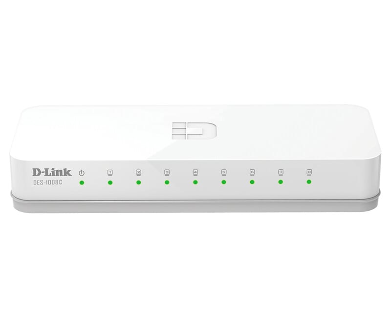 D-LINK - Ethernet kytkin - DES-1008C/E