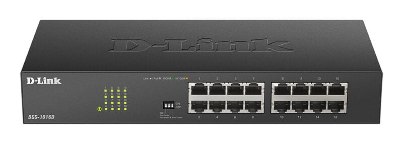 D-LINK - Ethernet kytkin - DGS-1016D/E