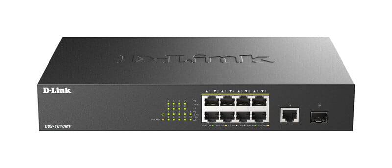 D-LINK - Ethernet kytkin - DGS-1010MP/E