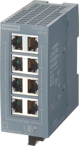 SIEMENS - Ethernetkytkin SCALANCE XB008 - 6GK5008-0BA10-1AB2