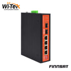 WI-TEK - Ethernet kytkin - 4GE(PoE)+2SFP PoE DIN