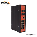 WI-TEK - Ethernet kytkin - 8GE(PoE)+4SFP Hallittava