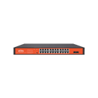 WI-TEK - Ethernet kytkin - 24xGE+2xSFP, 24xPoE-kytkin