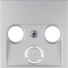 HAGER - S.1 - Antennikeskiölevy TV+R+SAT alu