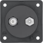 HAGER - Antennirasia Intergro Flow - TV+SAT IEC/F-liit. Mus