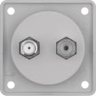 HAGER - Antennirasia Intergro Flow - R+SAT IEC/F-liittimillä val