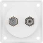 HAGER - Antennirasia Intergro Flow - TV+R IEC/F-liittimillä val