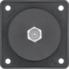 HAGER - Antennirasia Intergro Flow - TV F-liittimellä mus