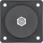 HAGER - Antennirasia Intergro Flow - TV F-liittimellä mus