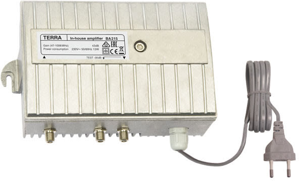LAATUANTENNI - Laajakaistavahvistin - 47-1006 MHz, 43 dB, 116 dBµV