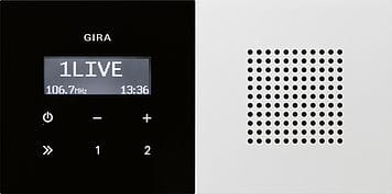 GIRA - Lisäkaiut RDS Radio F100 VAL - Gira FM Kaiutin