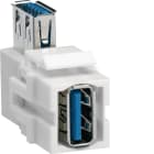 HAGER - VZ30UA USB 3.0 A 90° Keystone - VZ30UA