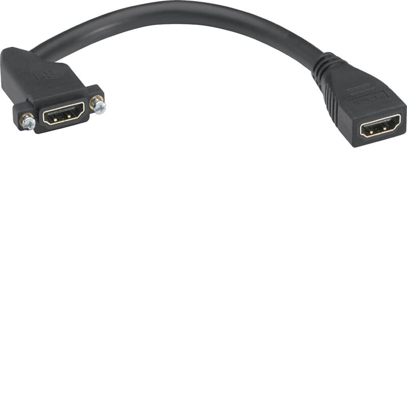 HAGER - Liitin Ecoline - GMDSHDMI HDMI 1.4 0.2m häntäk.