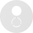 HAGER - R.1/R.3 - kaiutinkeskiölevy 4505xx val