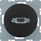 HAGER - R.1/R.3 - VGA ruuviliitinrasia mus