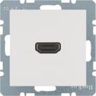 HAGER - S.1 - HDMI läpivientirasia suora val