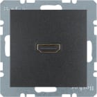 HAGER - S.1 - HDMI läpivientirasia kulma ant