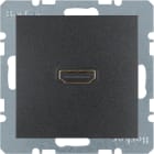 HAGER - S.1 - HDMI läpivientirasia kulma ant