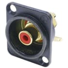 NEUTRIX - RCA-liitin naaras, punainen - NF2D-B-2