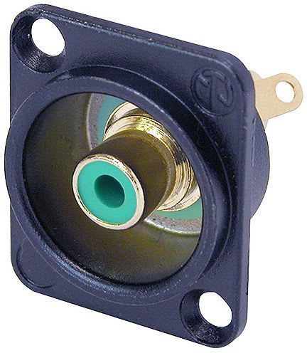 NEUTRIX - RCA-liitin naaras, vihreä - NF2D-B-5