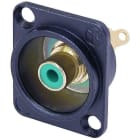 NEUTRIX - RCA-liitin naaras, vihreä - NF2D-B-5