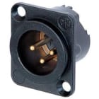 NEUTRIX - XLR 3-nap urosliitin musta - NC3MD-LX-BAG-1