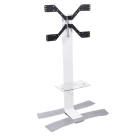 ERARD - Seinäteline - Jalusta 40-85" valk + hylly