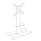 ERARD - AV-laite - Hylly lattiajalustalle, valk.