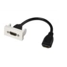 ERARD - AV-rasia - 1 x HDMI 45x22,5mm, johto 10cm