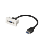ERARD - AV-rasia - 1 x USB 45x22,5mm, johto 10cm