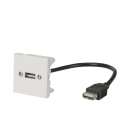 ERARD - AV-rasia - 1 x USB 45x45mm, johto 10cm