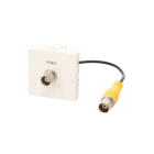 Finnsat Oy - AV-rasia - BNC-rasia 45 x 45mm F/F 20cm